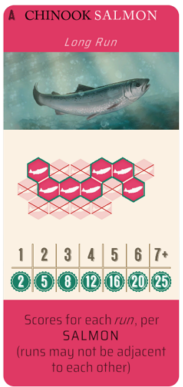 Selected Salmon scoring card